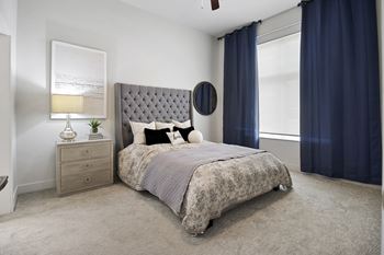 Furnished cozy bedroom